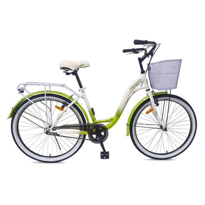 MOGOO Floress City Bike Green 26 Inch - Image 1